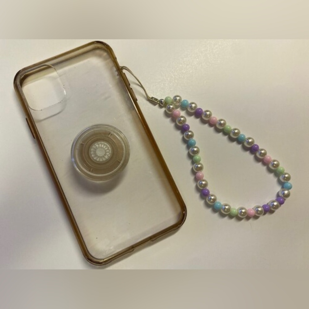 Pastel and Pearls Phone Chain